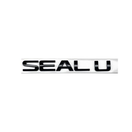 For BYD Seal U Sealion 6 Song PLUS DM-i EV Car Front Rear Black Badge Black Warrior Car Modification Decoration Accessories