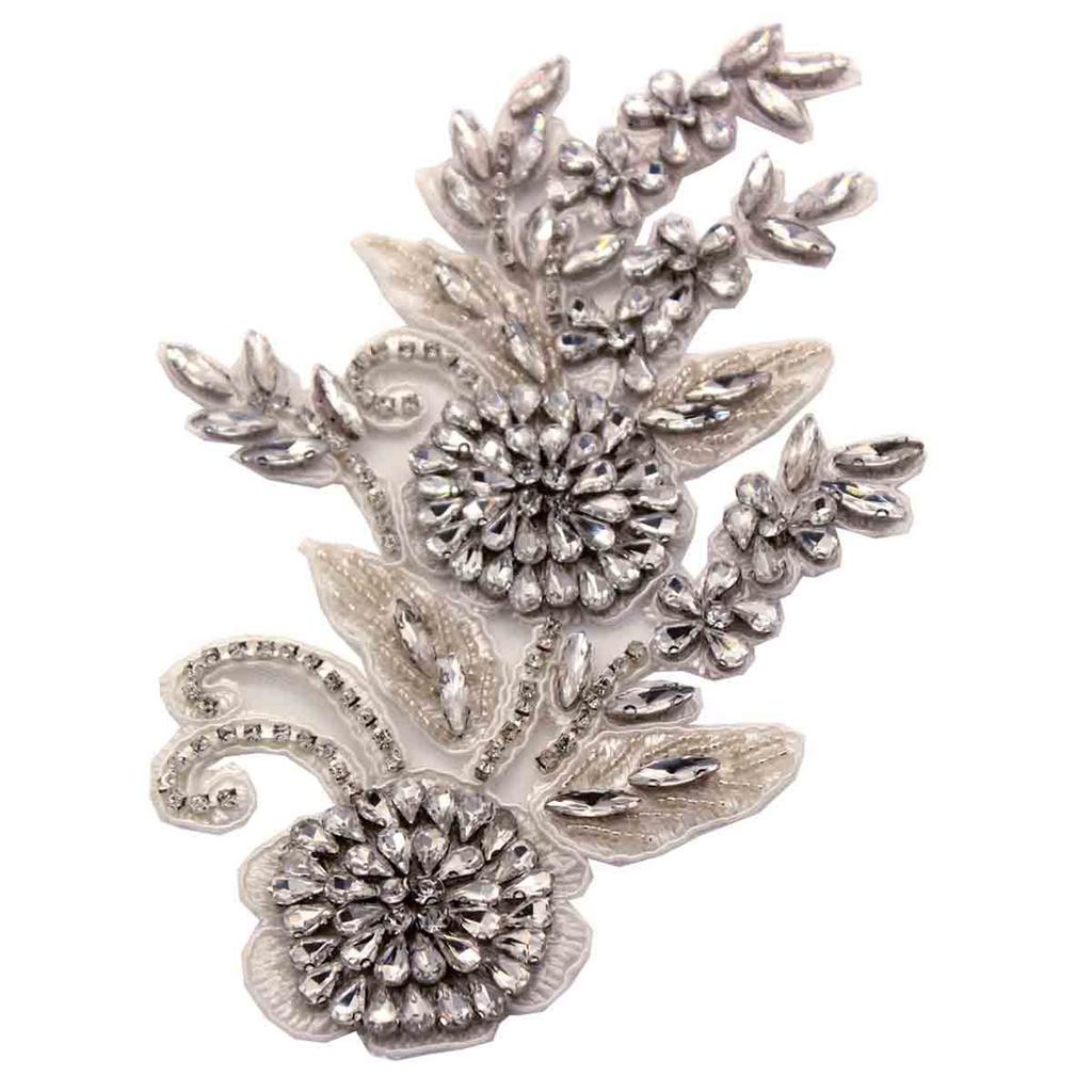 British Style Handmade Shoulder Jewelry Tassel Rhinestones Epaulettes Clothing Accessories Epaulet Shoulder Brooches