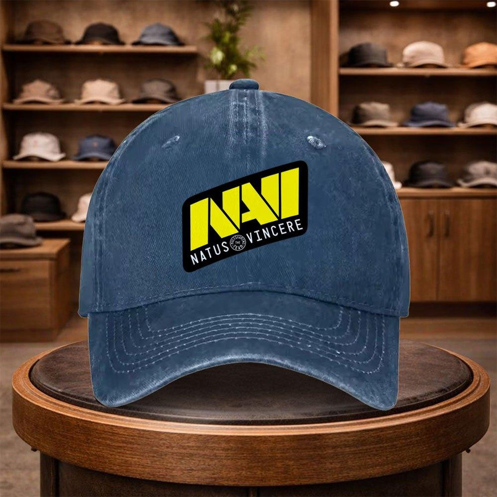 A Natus Vincere Printed Baseball Cap a Casual Duckbill Hat Stylish And Adjustable for Outdoor Use Suitable for Travel And Bea
