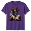 Jester Dark Clown Horror Unisexs Tshirt Ace Clubs Card