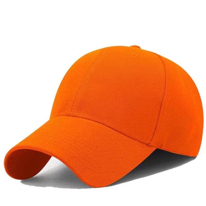 Production and 6 Panel Baseball Caps Solid Color Baseball Cap Sporty Style Cap