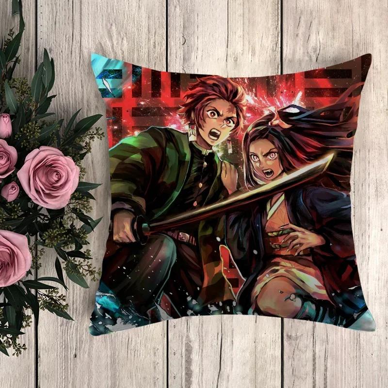 Kissen Dämonentöter Kissenbezug Luxus Herbstdeko Dekorative Kissenbezüge Bezüge für Bettkissen Sofakissen Kissenbezug