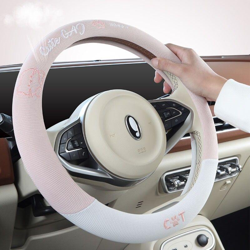 Car Steering Wheel Cover, Suitable for All Seasons, Ice Silk, Byd Seal 06Gt Han Accessories, Men's Sports Style, Tang New Energy