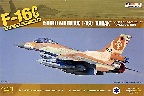 Kinetic 1/48 Israeli Air Force F-16C Block 40 Barak Plastic Model Kit KNE48012