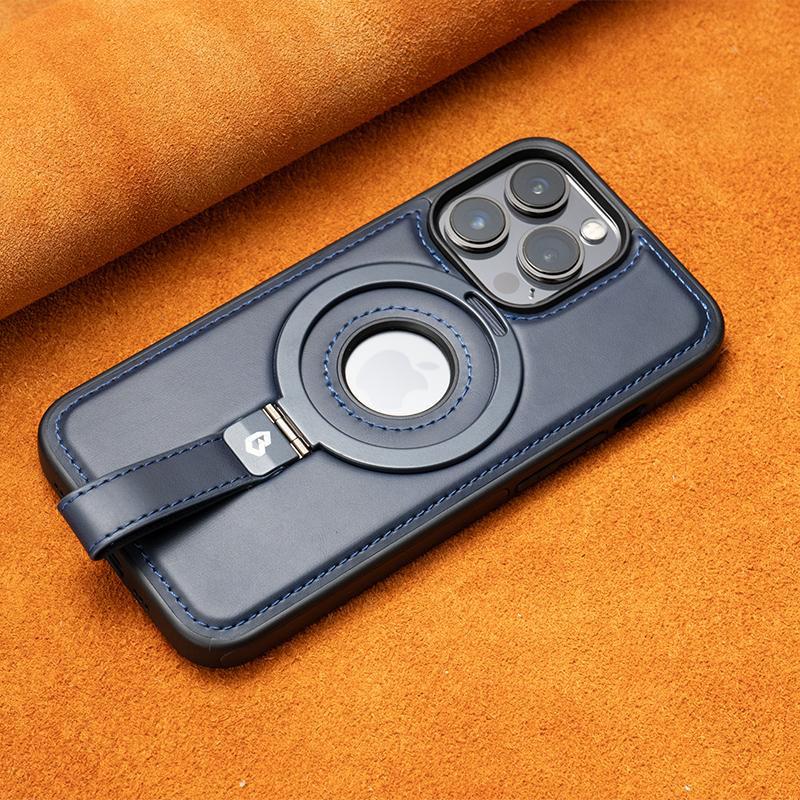 Applicable to iPhone11 mobile phone case magnetic bracket lanyard Apple 11promax all-inclusive 11 anti-drop 11 men's leather case