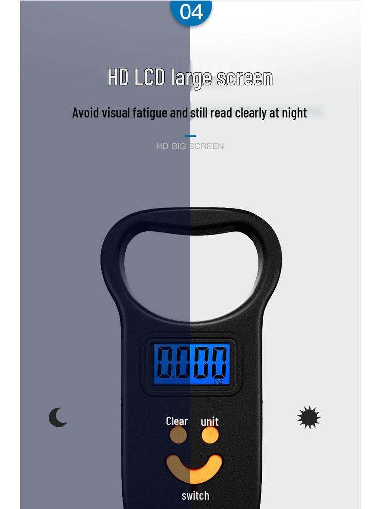 High-Precision Rechargeable 50kg Portable Handheld Electronic Scale