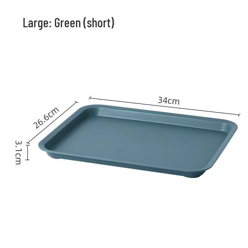 Rectangular Ins Style Plastic Tray for Tea, Water, and Fruit Cups