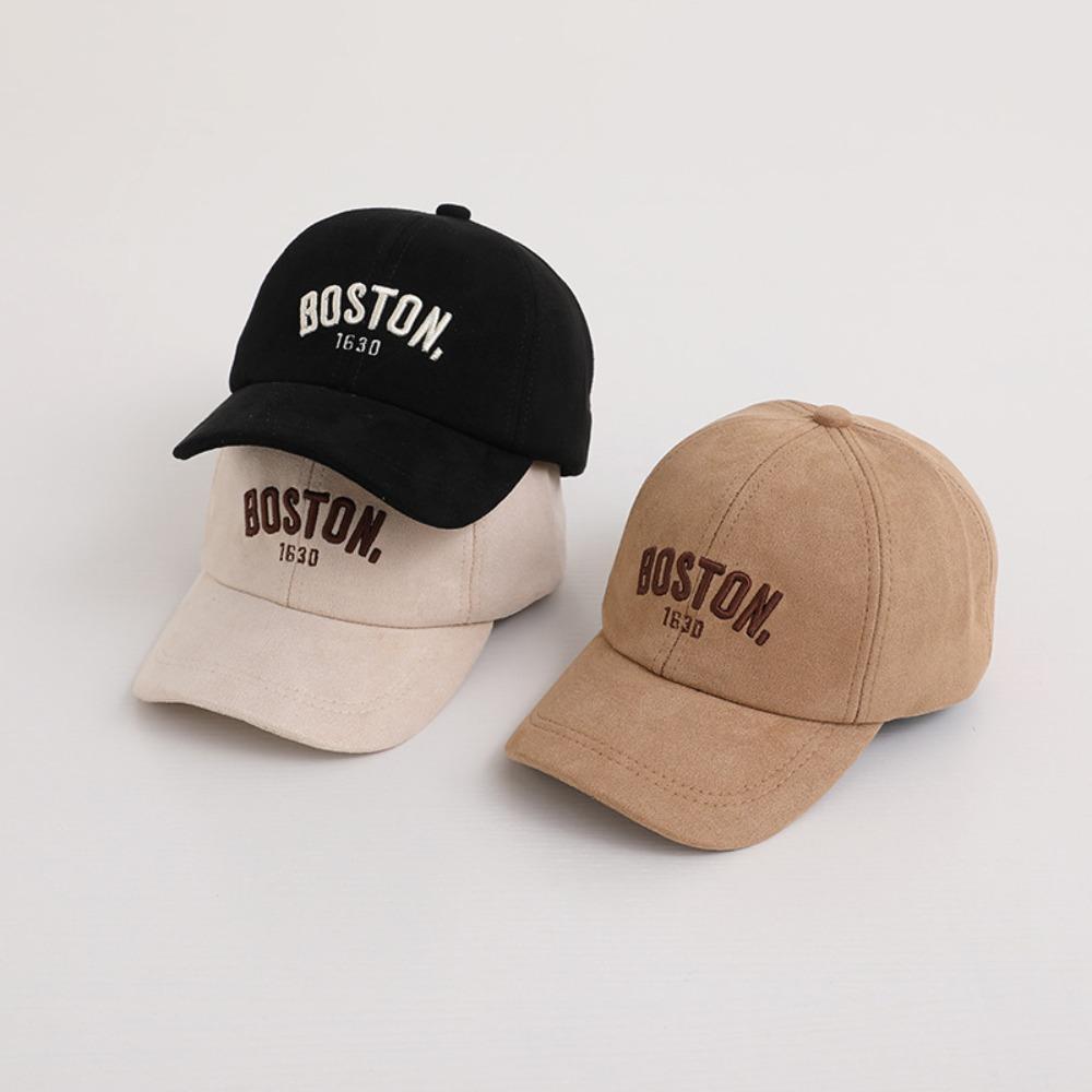 Casual Sun Hat Letter Embroidery Duck Tongue Hat Fashion Baseball Cap  Children