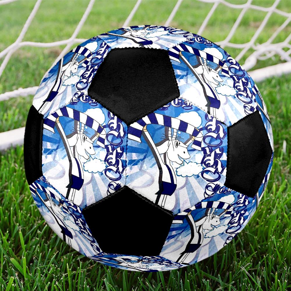 Kks Lech Poznan Indoor Soccer Ball Colorful Machine Stitched PVC Size 5 Team Training Competition Ready Durable High-Bounce Cool Sports Gift