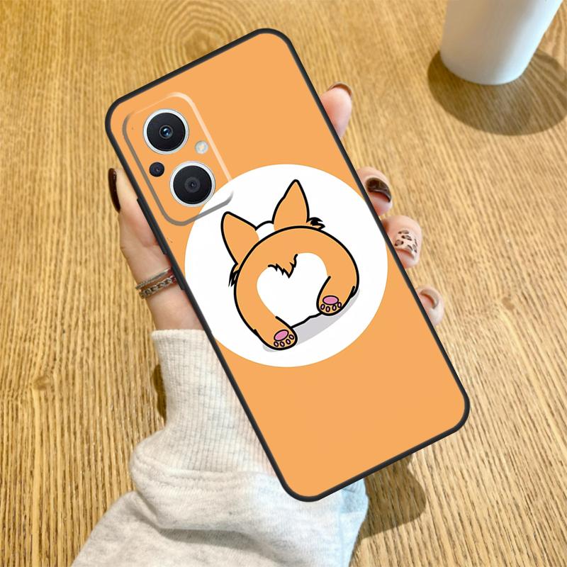 

Мультяшная Корги Чехол Для OPPO Reno 12F 11F 13F 14F 8T 8 Lite 10 11 12 13 14 OPPO Find X8 X6 X5 X9 Pro Чехол OPPO Reno8 5G