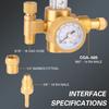 Pressure Regulators Suitable for Argon Heliums Industrial Grades Welding Equipment Accessory