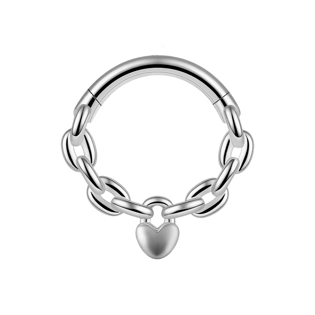 Multifunctional Nose Ring Seamless Design Comfortable Wear Body Piercing Jewelry Stainless Steel Fashion Accessories