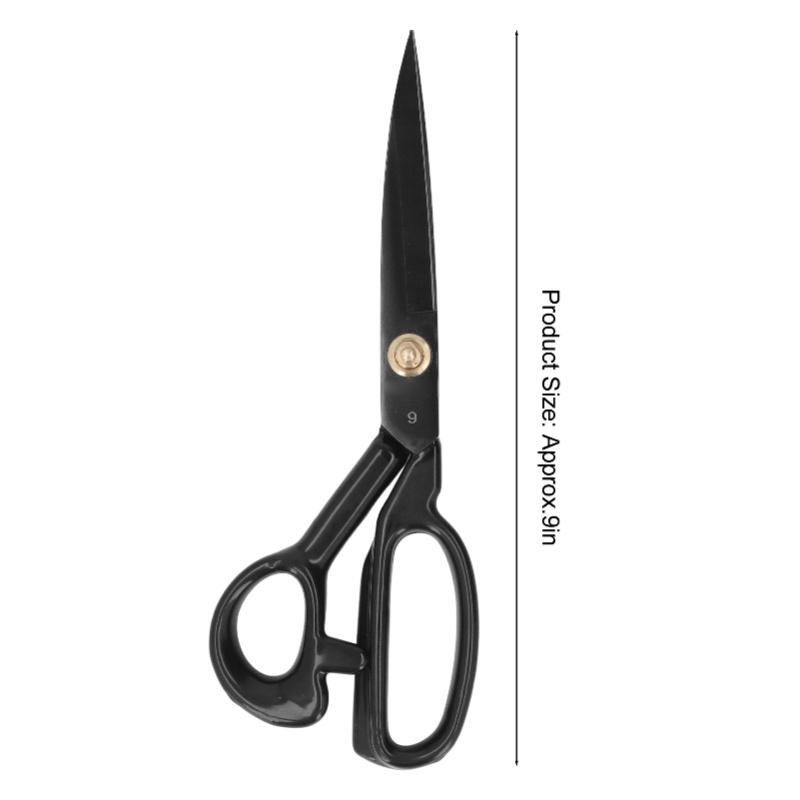 9in Sewing Scissors Professional Heavy Duty High Manganese Steel Ergonomic Tailor Sewing Scissors For Fabric Craft Leather