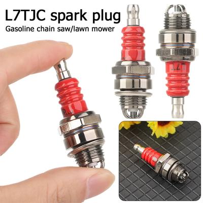 Üç taraflı Kutuplu Buji L7T 2 Zamanlı Elektrot Benzinli Testere ÇALI KESİCİ Motor 2500 3800 4500 5200 Değiştirin