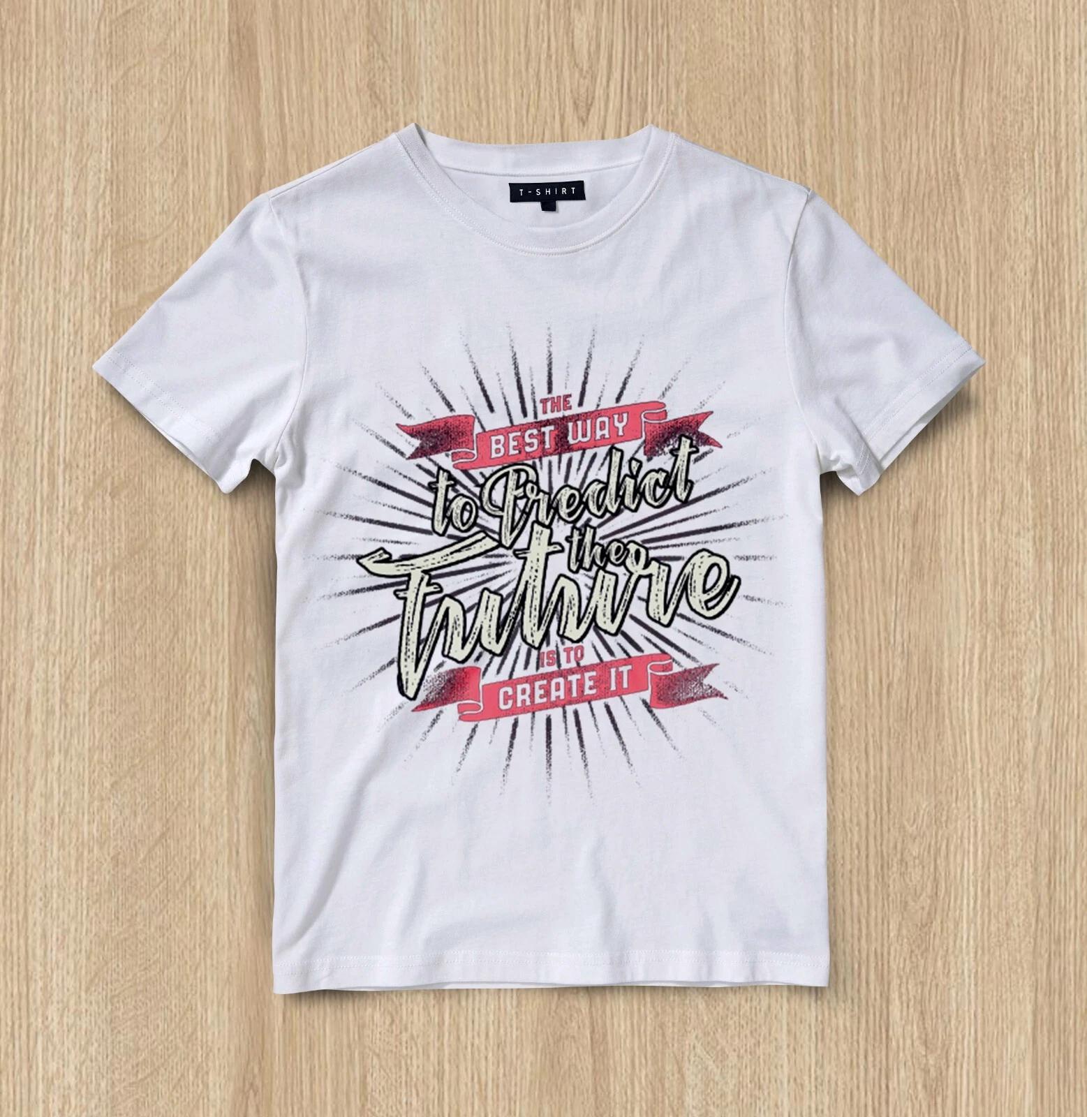 

Custom The Future Creator Graphic T-shirt Design Unisex Jersey Short Sleeve Tee 4XL