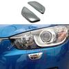 For Mazda CX-5 CX5 2012 2013 2014 2015 2016 Car Body Front Head Light Lamp Clean Wash Frame Sticker ABS Matte Cover Decor Trim