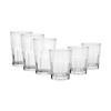 12 Piece Clear Glass Drinkware Set Perfect Juice Milk Water Mixed Drinks Indoor Outdoor Entertaining Dining Essentials