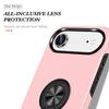 For iPhone 17 Air Case PC+TPU Phone Cover with Rotatable Ring Holder