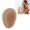 4Pcs Detangling Hairbrush Wheat Straw Soft Teeth Round Handle Dry Wet Scalp Massaging Hair Comb