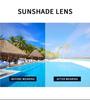 Trendy Frameless Square Sunglasses with Personalized Sun Protection