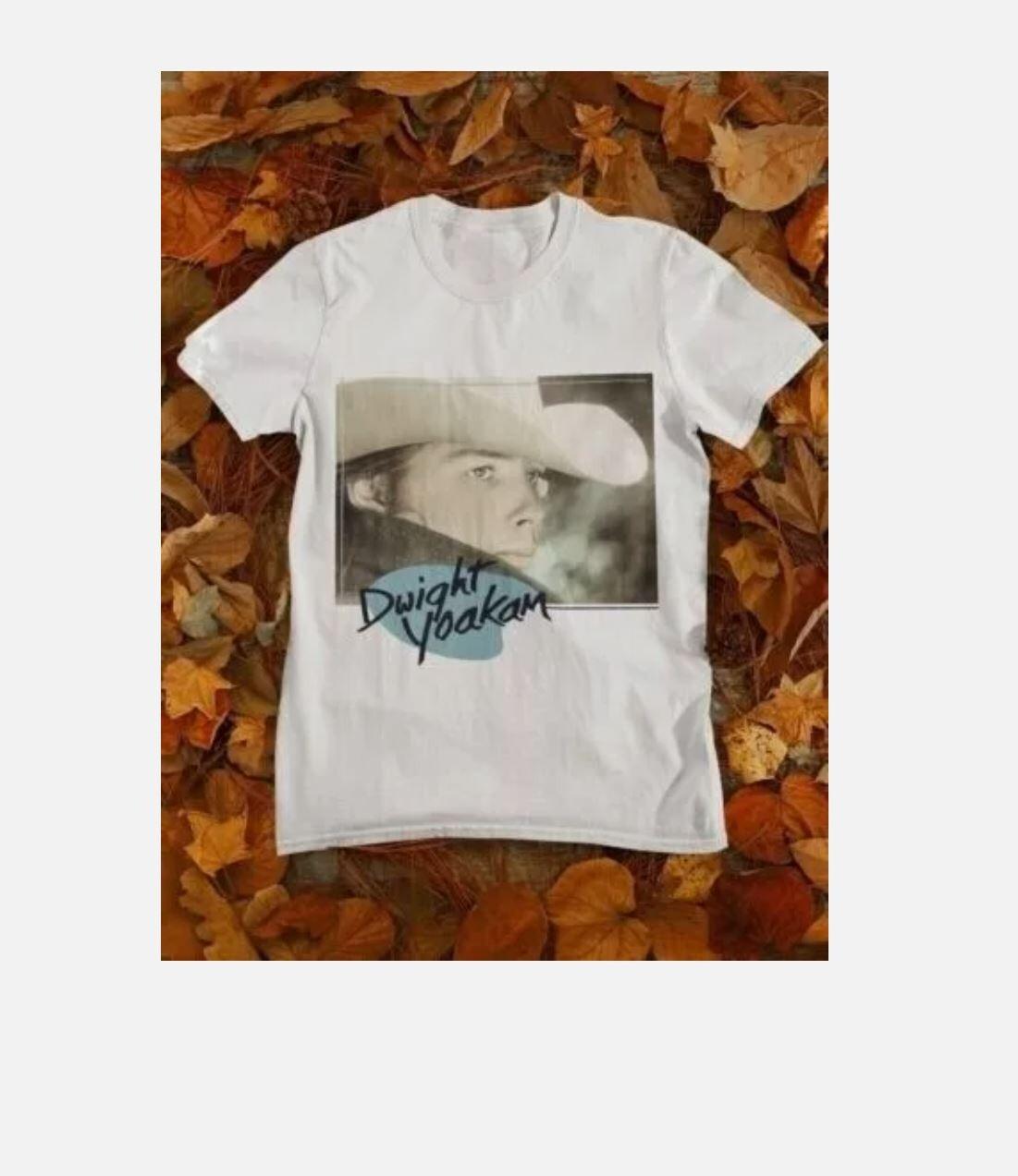 Vintage Dwight Yoakam Concert T Shirt 1990 Dwight Yoakam Guitarist Men T-Shirt S