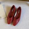 Fashion SUOJIALUN 2025 Spring New Women Flat Shoes Fashion Round Toe Bow-knot Slip On Ladies Ballerina Soft Flat Heel Dress Boat Shoes