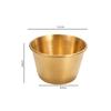 Versatile 12 Pcs 2.7 Oz Stainless Steel Sauce Cups For Dipping & Condiments 304 Stainless Steel Tortilla Sauce Cup 12pcs