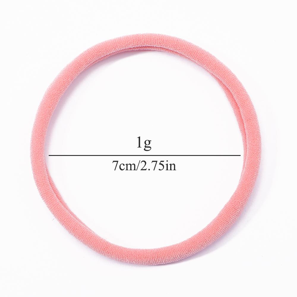 10/30 STÜCKE/Set Damen Mädchen Basic Haargummis Einfache Unifarben Elastisches Stirnband Haargummis Haarbänder Haarschmuck Pferdeschwanzhalter