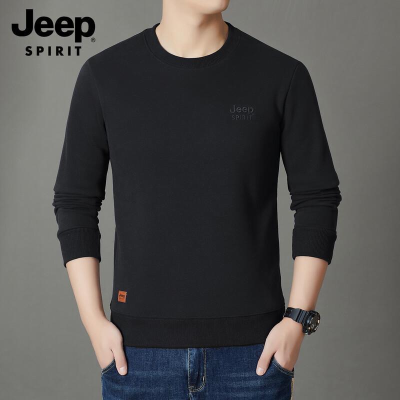 JEEP SPIRIT Men's Round Neck Sweatshirt