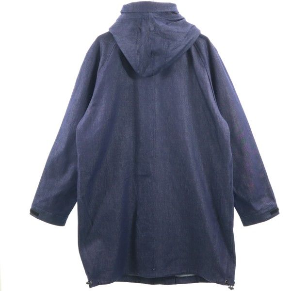 Brand new HB Big Hood Silky Denim Mod coat XL Long coat Denim jacket Men's Used