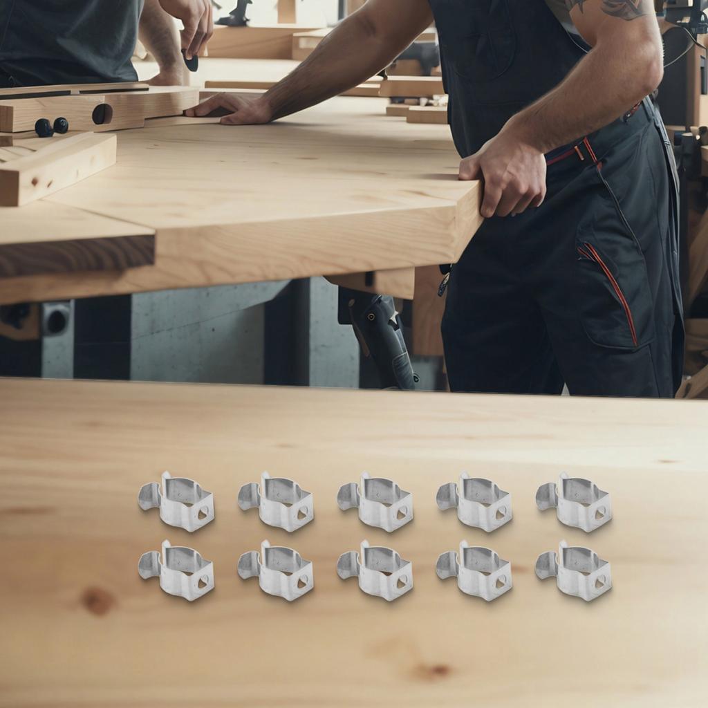 Effiziente Werkzeugorganisation mit 10 Feder-Terry-Klemmen aus Edelstahl 304