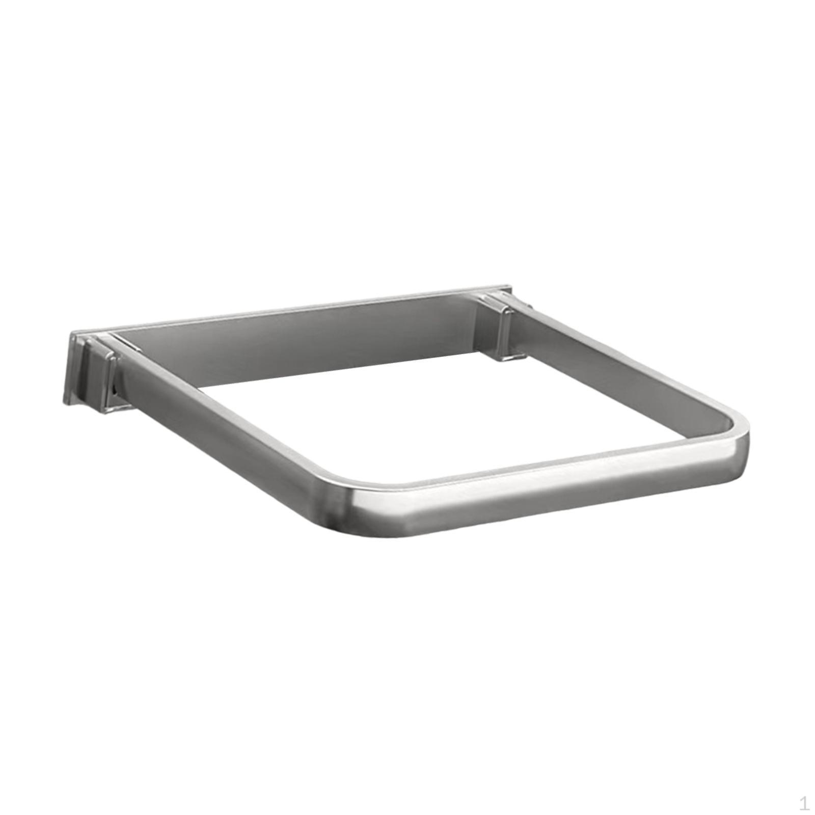 

Aluminum Towel Rack And Washbasin Stand Set for Bathroom Organization 1 Layer no Hooks