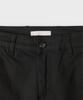 PANICALE Black Regular Slim Fit Cotton Pants