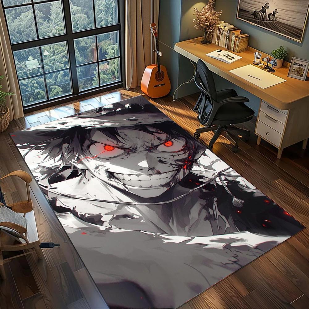 Luffy Washable Household Ornament Rug, Non Slip Large Area Carpet Floor Mat Gamer Bedroom.-TING