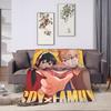S-Spy X Family  Anya Forger  Flannel Blanket Throw Blanket for Living Room Travel Office Street Trend Bedspread Sofa Bed Cover
