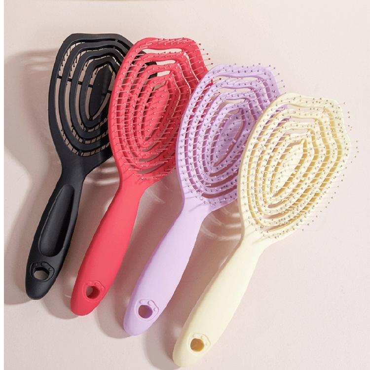 Lightweight Curved Detangling Brush Stylish Hairbrush for Women Hair Comb For Effortless Styling Wet and Dry Hairbrush