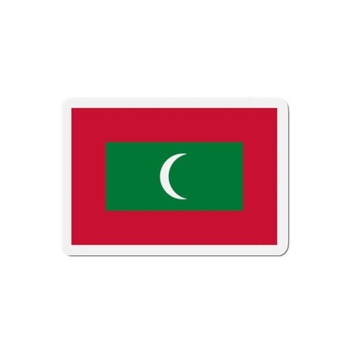 Aimant Drapeau Maldives - Multicolore - 8 cm - 50 pièces - Résine synthétique - Mixte