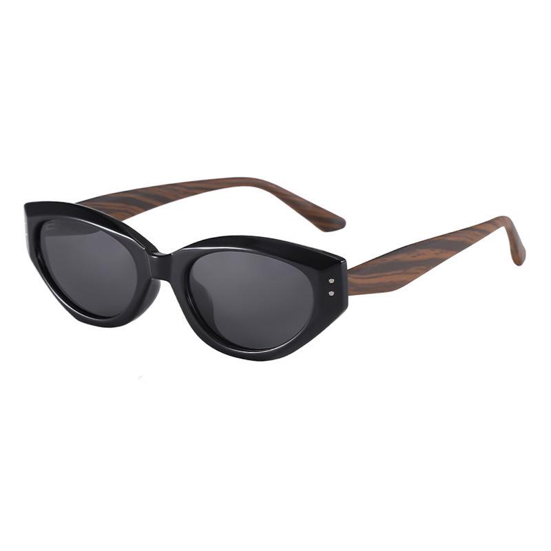 25 New Retro Small Frame Cat Eye Sunglasses for Women - High-End Anti-UV Fashion, Polarized, Trendy Street Style