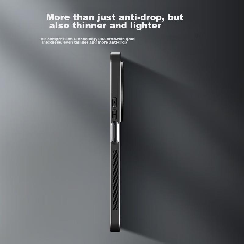 Phone Case for Honor X60, Honor X60 Protective Cover, Frosted Full Coverage Ultra-Thin Shockproof Anti-Fingerprint Personalized - Graphite Black