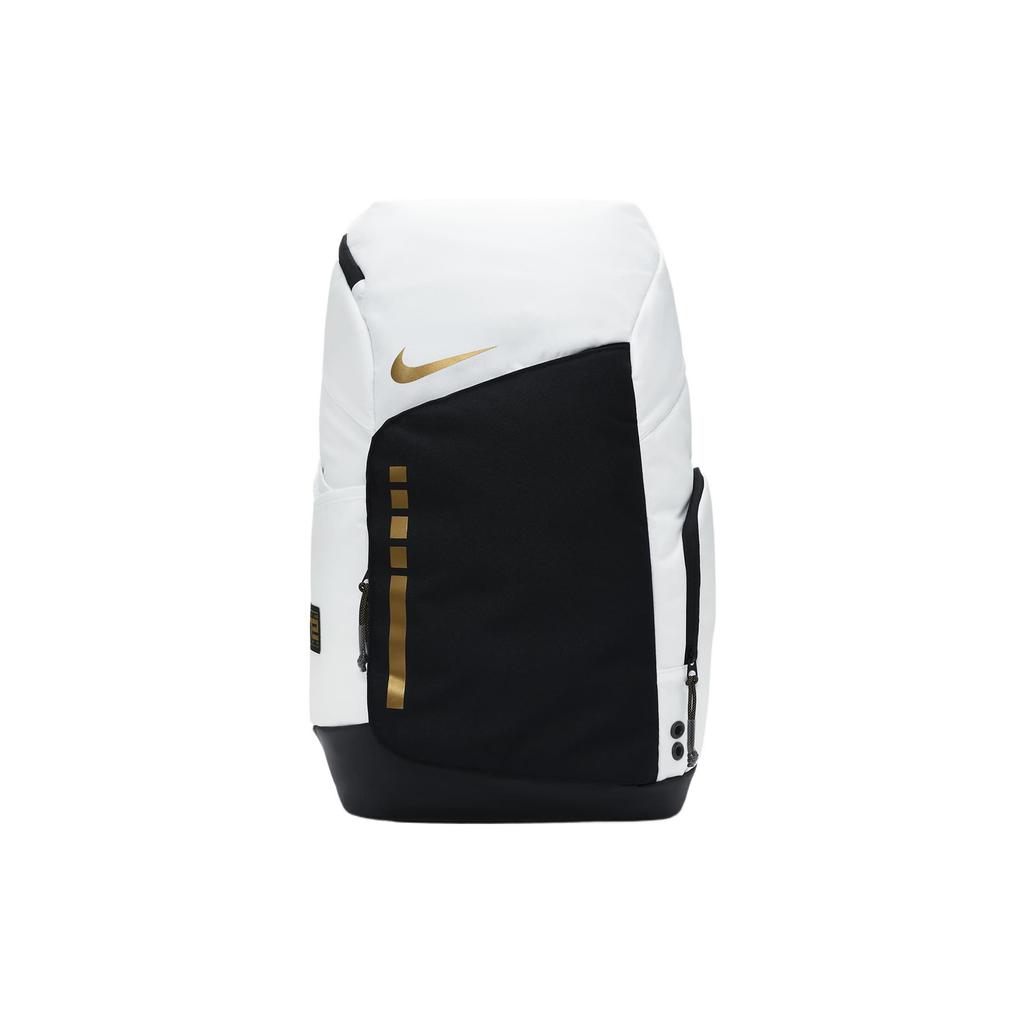 New Nike Hoops Elite 32L Backpack White/Gold/Black DX9786-100