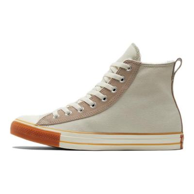 Chuck Taylor All Star Fleece Bequeme Vielseitige Langlebige High-Top Canvas Schuhe Unisex Sneaker Orange Braun A04407C