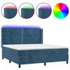 VidaXL Sommier à Lattes de Lit avec Matelas et LED, Lit Rembourré, Lit Double, Lit Adulte de Chambre à Coucher Intérieur, 3139521