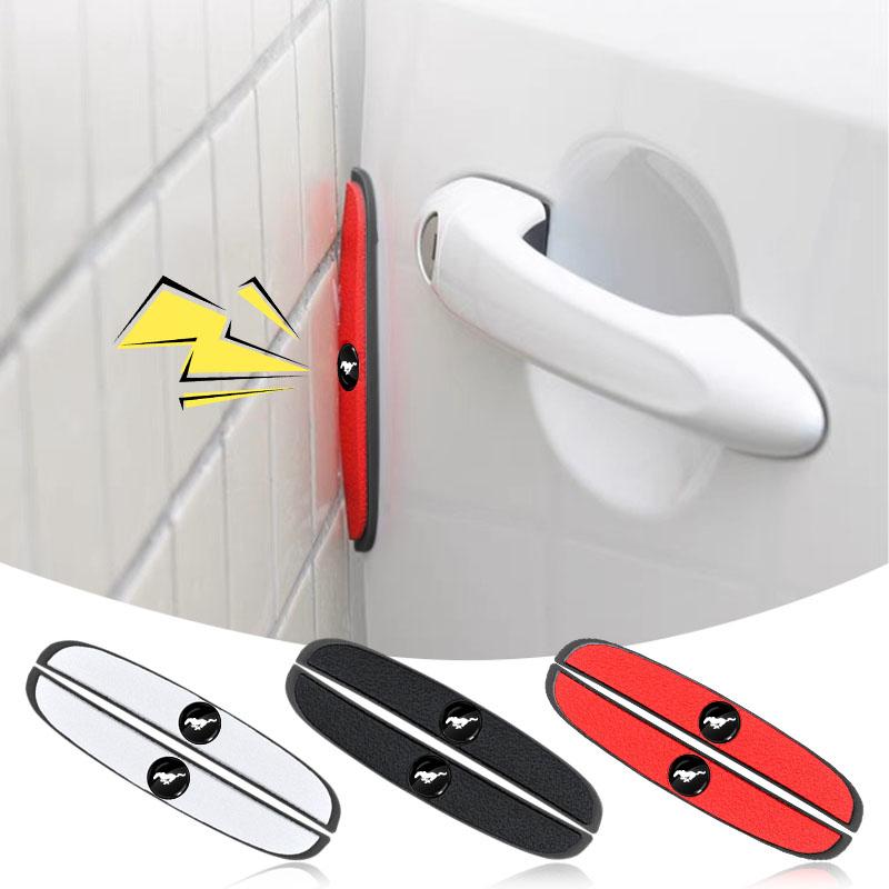 4pcs Car Door Edge Protector Stickers Anti Collision Guards Strip For Ford Focus mk2 mk3 Fiesta Fusion Ranger Mondeo S-MAX Kuga