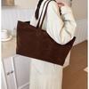 Frosted Retro Bag Women's Large-capacity New Autumn and Winter Versatile Shoulder Underarm Bag Commuter Tote Bag
