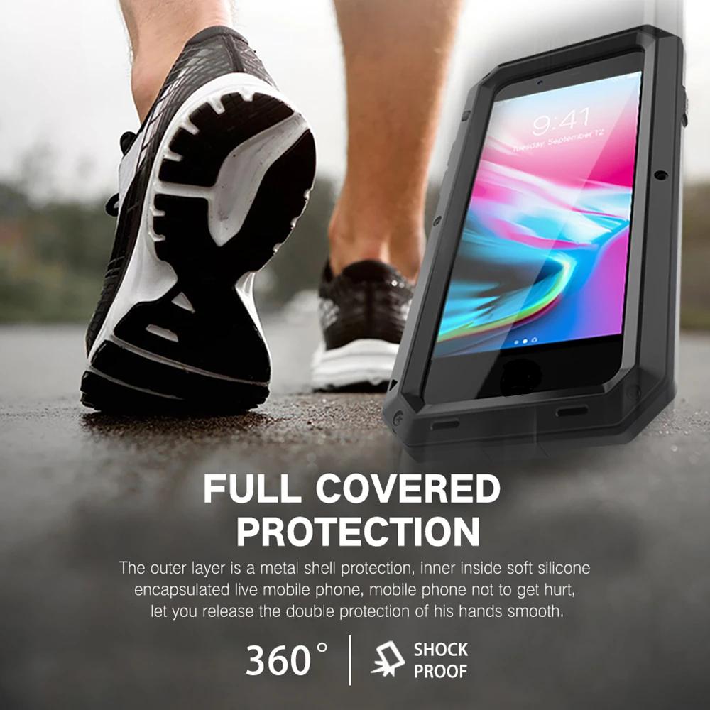 Luxury Doom Armor Metal Heavy Duty Protection Case for Samsung Galaxy S7 S8 S9 S10 S20 Plus Note 9 10 Plus Edge Shockproof Cover
