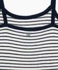 Tudument Stripe Sleeveless Knit Top Ivory