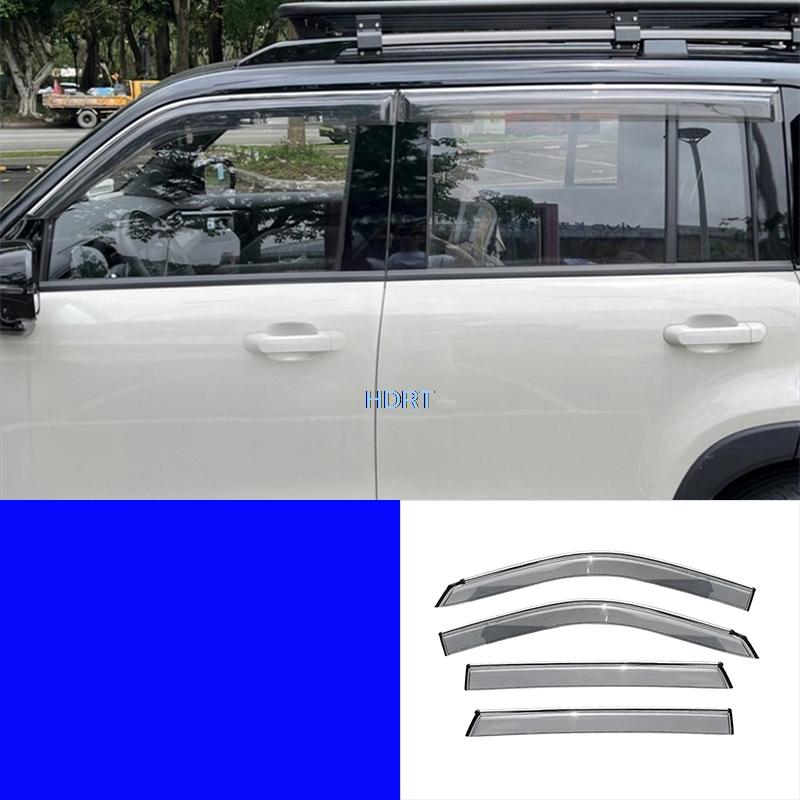 For Chevrolet Spark EUV 2024 + Window Visor Side Vent Sun Rain Deflector Weather Shield Shelter Cover Car Styling Accessories