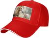 Horse Print Baseball Cap Adjustable Polyester Casual Summer Outdoor Golf Dad Hat