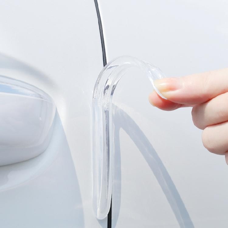 Clear Door Edge Trim for Cars, Low Visibility Contact Care for Garage Parking, Errands, and Regular Commuting Use