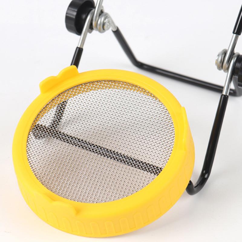 86Mm Wide Mouth Sprouting Jar Plastic Bean Sprouting Cap Seedling Tray With Stainless Steel Screen Mesh Cover Sprout Maker